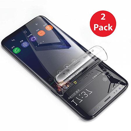Antiolio NBKASE Pellicole Protettive Compatibile con Galaxy S9 Plus 4 Pezzi Vetro Temperato per Samsung Galaxy S9 Plus Scratch e Bubble Free 9H Durezza 