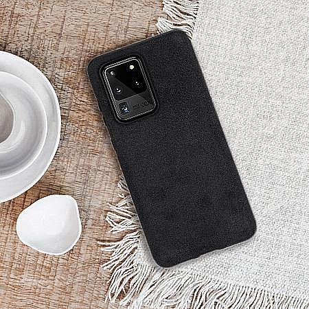 Galaxy S20 Ultra 5G accessori per telefoni con custodia eco-compatibile alla moda eco alcantara qualità tpu